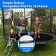 preview thumbnail 3 of 4, Recreational Trampoline with Enclosure Net Stakes- Outdoor Trampoline