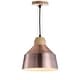 preview thumbnail 3 of 3, SAFAVIEH Lighting Dajana Adjustable 1-light LED Copper Pendant - 10.25"x10.25"x11.3-83.3"