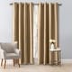 preview thumbnail 1 of 18, Ultimate Black Out Grommet Curtain Pair 56 x 63 - Sand