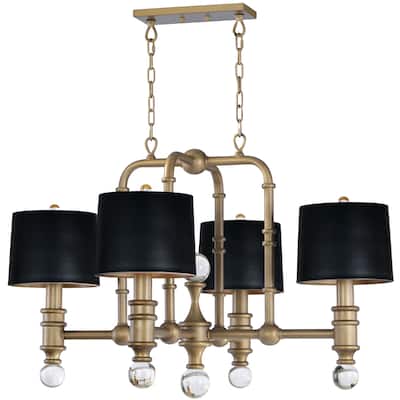Maxim 22424 Baywood 4 Light 24" Wide Drum Chandelier