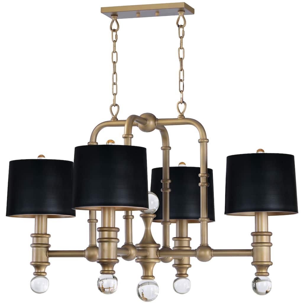 Maxim 22424 Baywood 4 Light 24" Wide Drum Chandelier