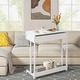 preview thumbnail 10 of 29, Adjustable Side Table Portable Desk with Drawers and Wheels for Home Office