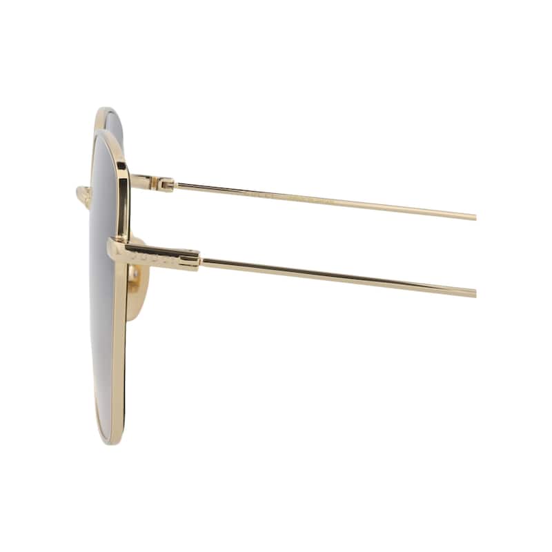 Gucci Square-Frame Metal Sunglasses