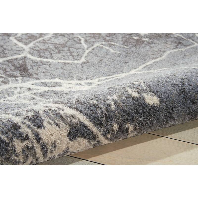 Nourison Maxell Contemporary Grey Ombre Abstract Area Rug