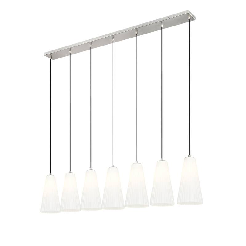 Z-Lite 3043P7-7L Farrell 7 Light 54" Wide Linear Chandelier