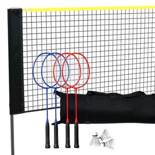 20ft Adjustable Volleyball Net for Badminton, Tennis, and Pickleball