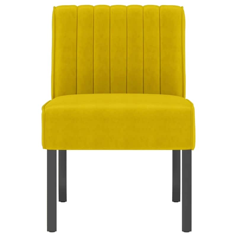 vidaXL Slipper Chair different color Velvet - 18.9" x 25.2" x 28.3"