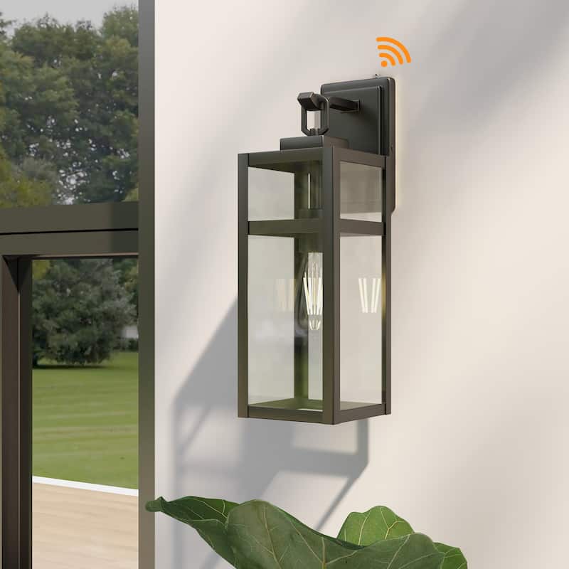 2 Pack Outdoor Wall Light Dusk to Down - 5.9"x7.76"x18.39"