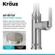 preview thumbnail 128 of 144, Kraus 2-Function 1-Handle 1-Hole Pulldown Sprayer Brass Kitchen Faucet