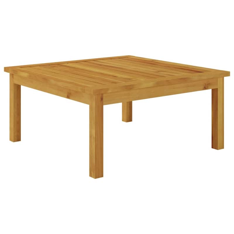 vidaXL Sectional Sofa Patio Modular Seat with Cushions Table Solid Acacia Wood