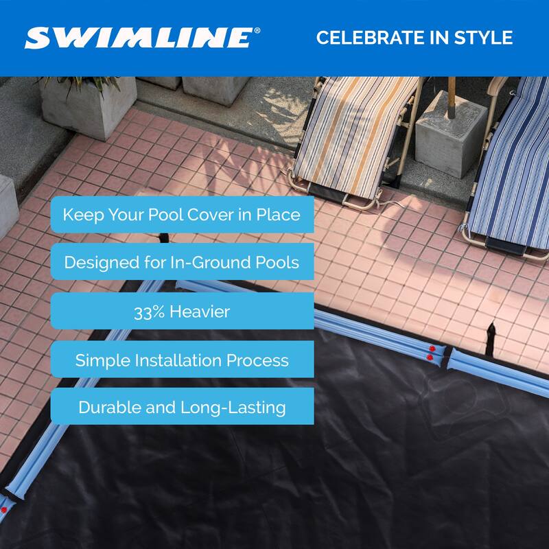 Swimline 1x10 Ft Winterizing Closing Double Water Tube for Inground Pool Covers - 1.3