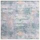 preview thumbnail 3 of 12, SAFAVIEH Sequoia Machine Washable Slip Resistant Inta Rug 6'7" Square - Green/Purple - Square
