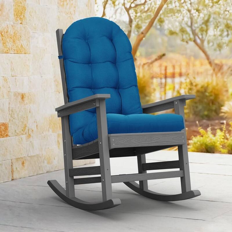 WINSOON 49x20x5 Inch Adirondack Chair Cushion Set of 2, Thickened and High Back Chair Cushion