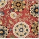preview thumbnail 73 of 85, SAFAVIEH Handmade Blossom Nelia Modern Floral Wool Rug 4' Square - Red/Multi