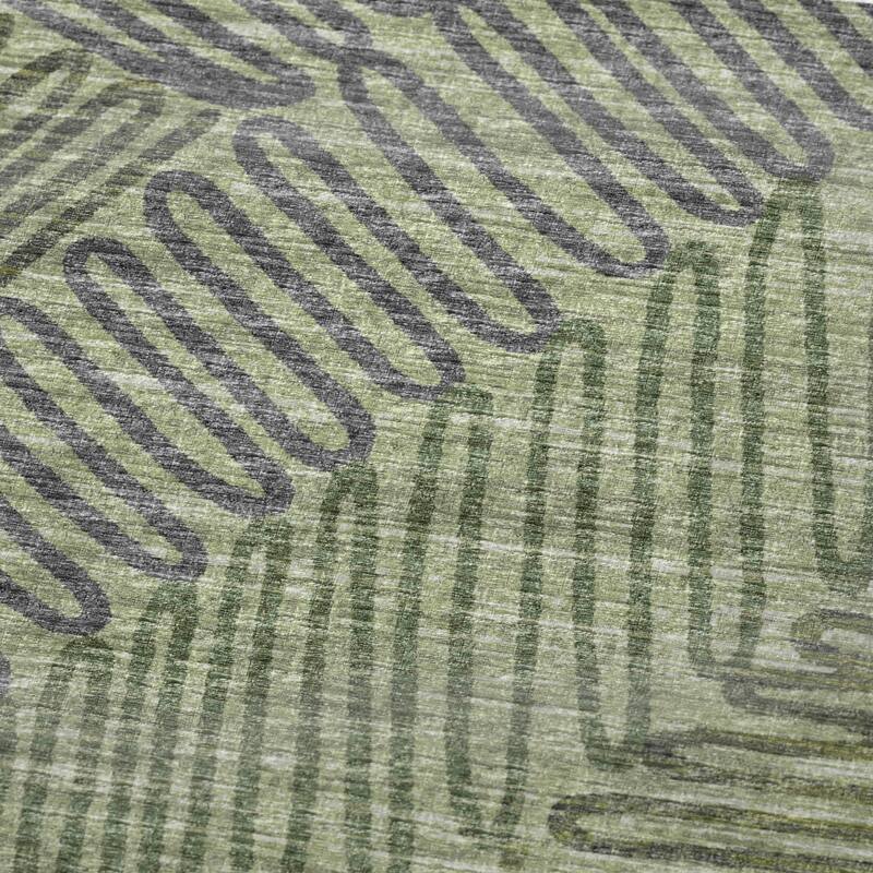 Premium Machine Washable ASB117 Modern Palms Sherpa Throw Blanket