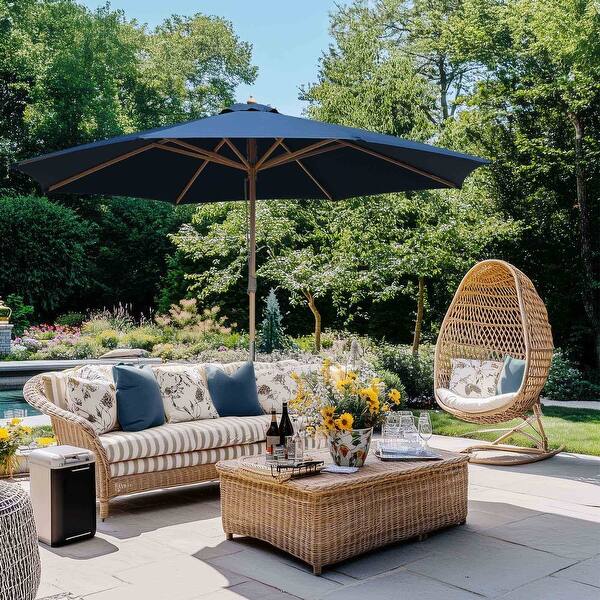 11 ft patio umbrella replacement cover canopy. 8 ribs Patio Umbrella Canopy 13ft 8-Rib