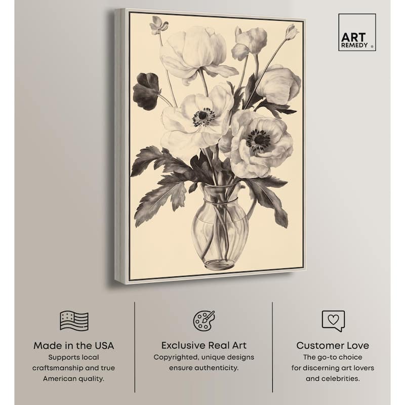 Herbarium's Hush III Canvas by Art Remedy