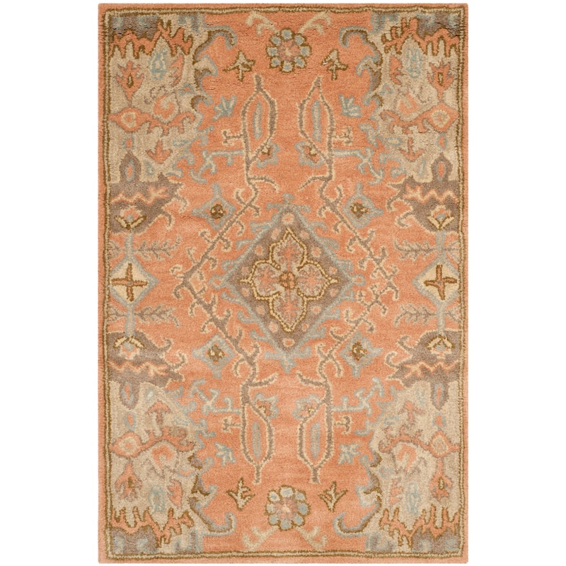 SAFAVIEH Handmade Wyndham Editha Modern Wool Rug - 2' x 3' - Terracotta