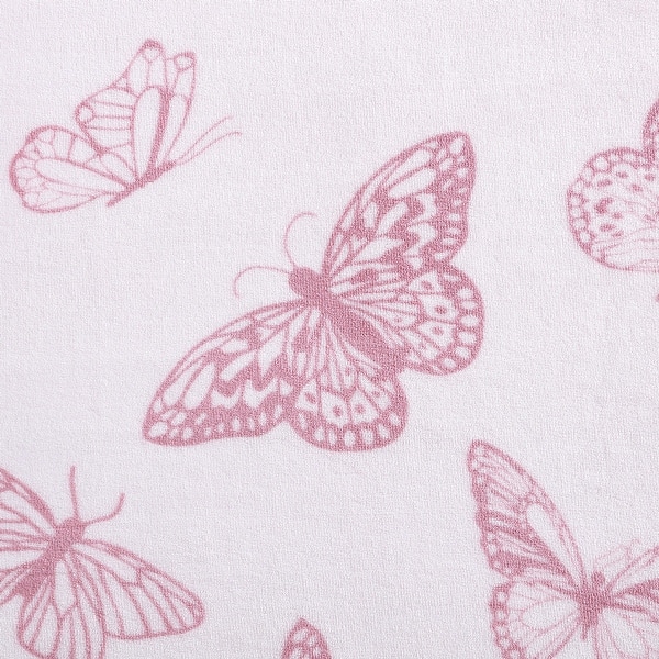 Betsey Johnson Printed Ultra Soft Plush Reversible Blanket
