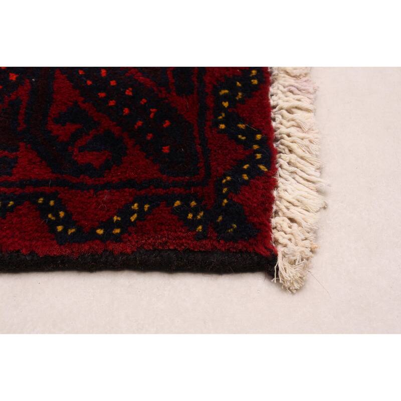 ECARPETGALLERY Hand-knotted Royal Baluch Red Wool Rug - 3'1 x 5'10