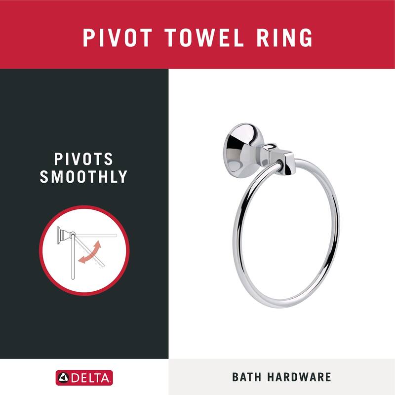 Delta Ashlyn 6-3/8" Wall Mounted Towel Ring