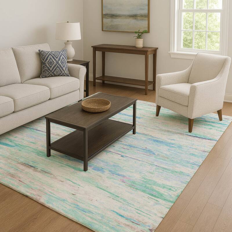 Premium Washable Super Soft Stripe Ombre Mayfield Rug