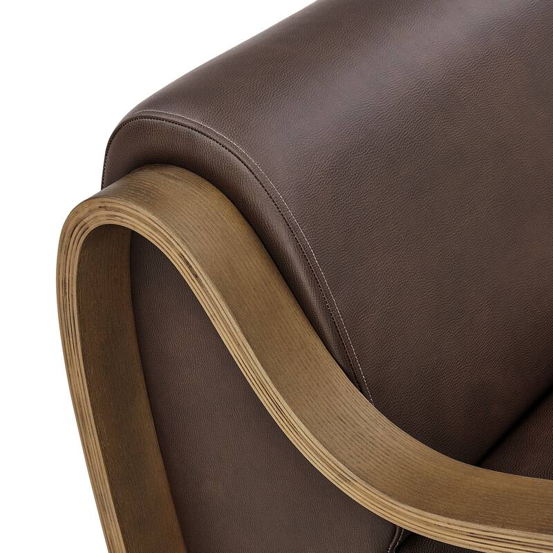 Atrium Vegan Leather Accent Armchair