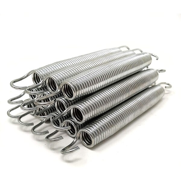 Silver Trampoline Springs Heavy-Duty Galvanized Steel Replacement  TYPE 