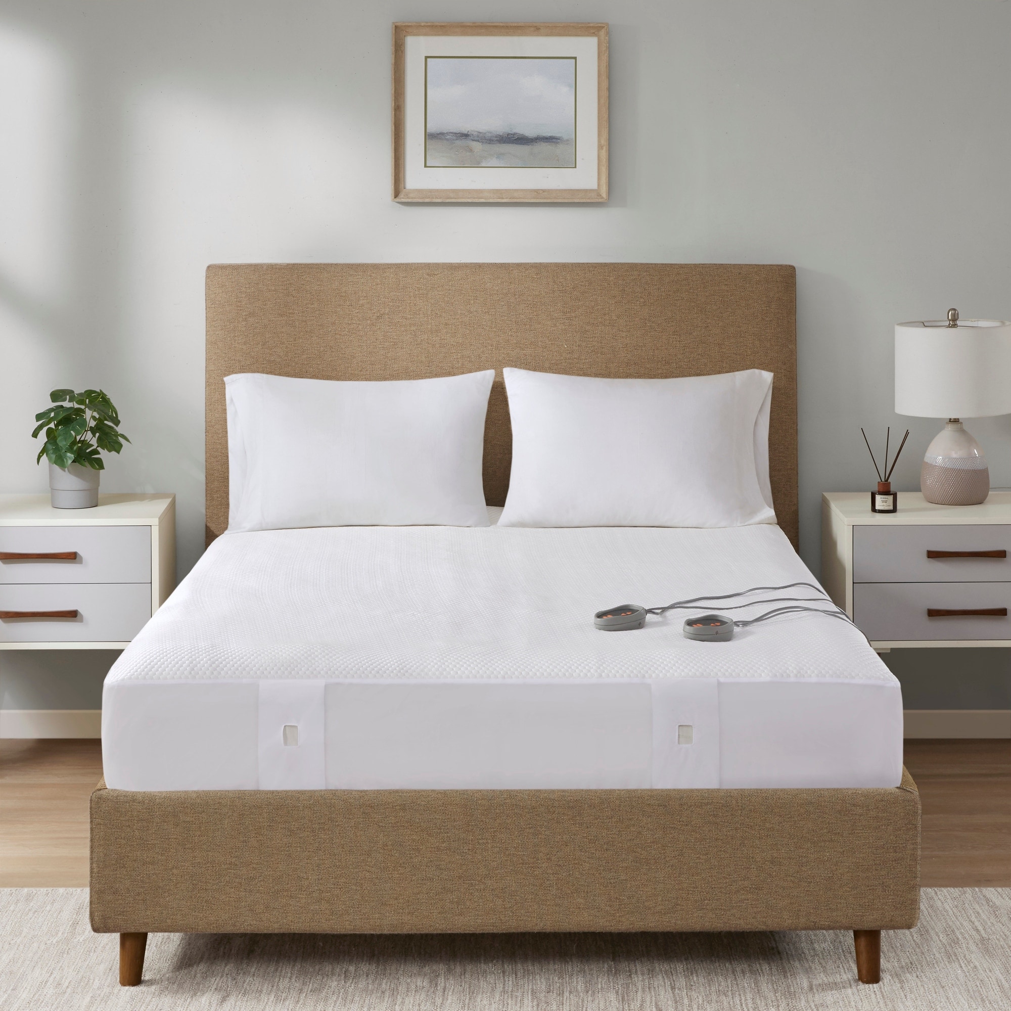Beautyrest Cool Touch White Heated Mattress Pad