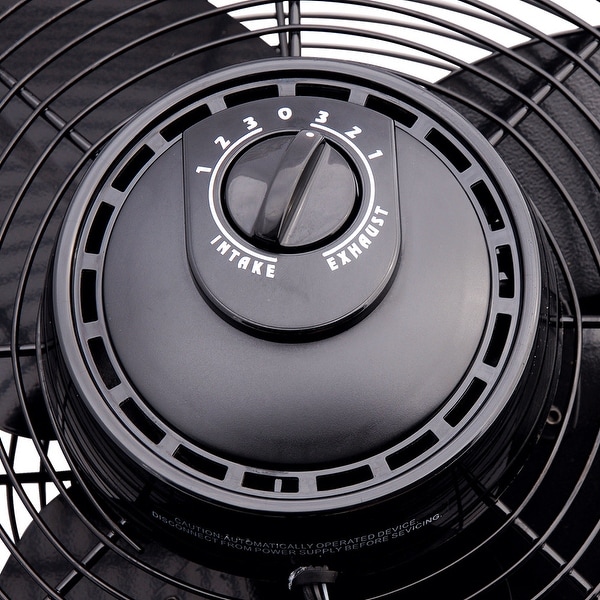 Air King 9166 20 Inch 3560 CFM Whole House Window Mounted Fan With Storm Guard