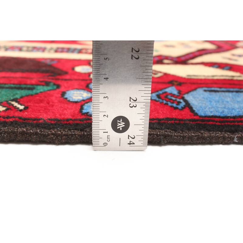 ECARPETGALLERY Hand-knotted Teimani Beige Wool Rug - 2'11 x 4'6