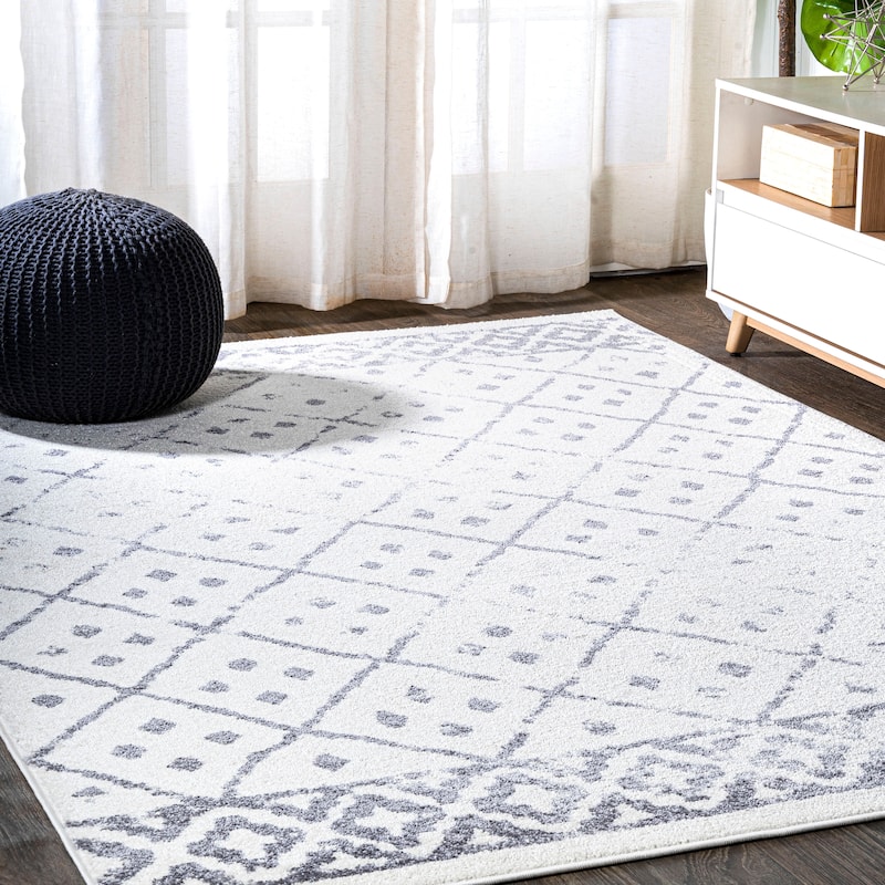 JONATHAN Y Hira Moroccan Geometric Diamond Area Rug