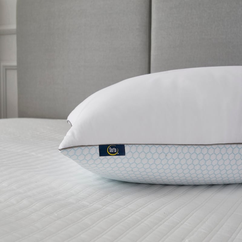 Serta Summer / Winter White Goose Feather Pillow (Set Of 2) - Jumbo
