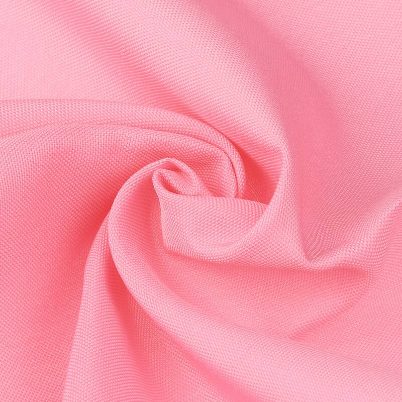 Polyester Cloth Napkins, 6 Pack Solid Washable Fabric Napkins - 19x19inch - Pink