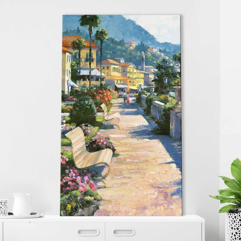 "Bellagio Promenade" by Howard Behrens I Print on Canvas