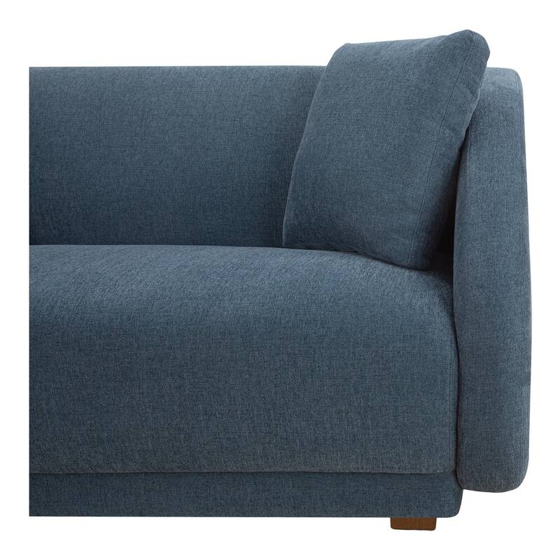 NADAAL STUDIOS Solace, 3-Piece Modular Sectional With Slipper Chair - 163"W x34.29"D x31.5"H