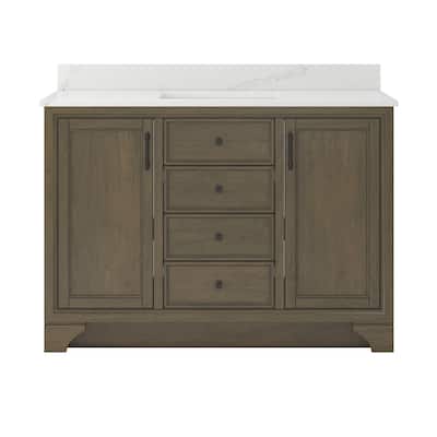 CRAFT + MAIN LCVT4922D-QCB Lanagan 49" Free Standing Single Basin