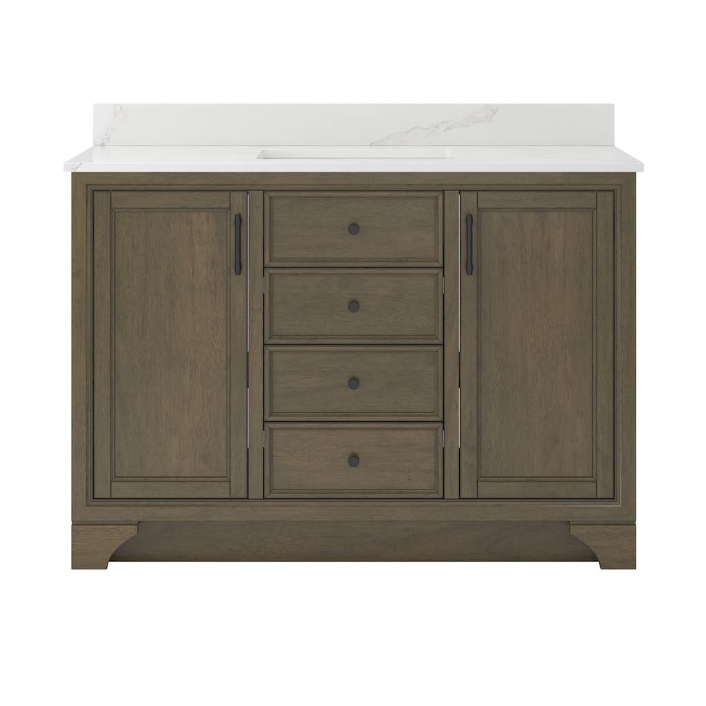 CRAFT + MAIN LCVT4922D-QCB Lanagan 49" Free Standing Single Basin