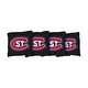 preview thumbnail 1 of 1, St. Cloud Huskies Black Cornhole Bags All-Weather Resin Filled