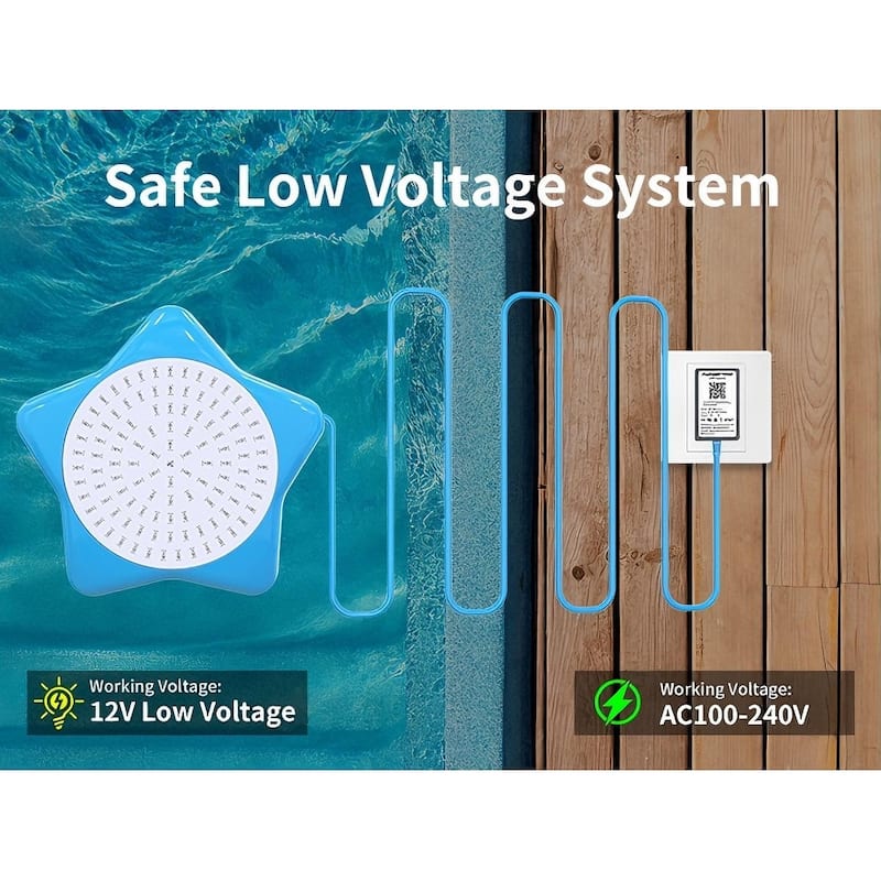 RGB Pool Lights Waterproof with App Control