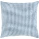 Whitley Faded Waffle Weave Cotton Throw Pillow - 20"x20" with Poly Insert - Denim