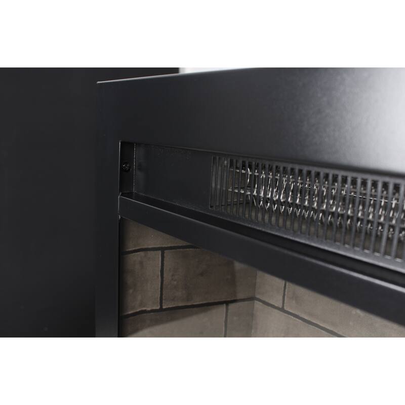 28 inch Electric Fireplace Insert, Multicolored Flames