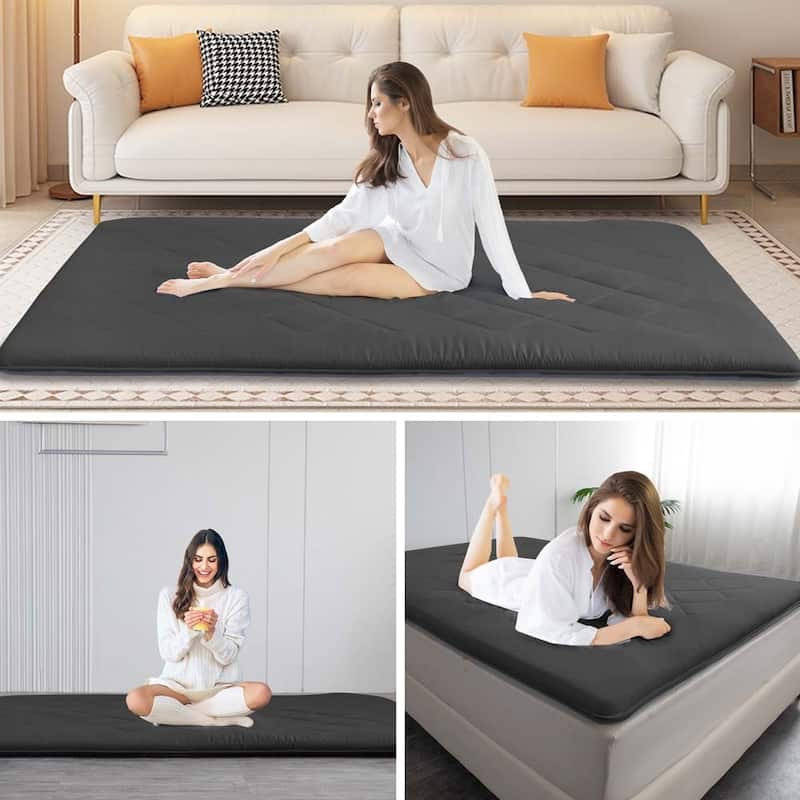 2.5 Inch Mattress Futon Roll Up Mattress,Camping Sleeping Pad