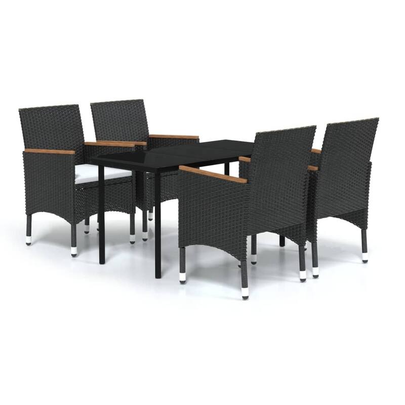 vidaXL Patio Dining Set Outdoor Dining Set Table and Chair Set for Garden