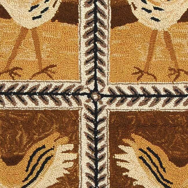 SAFAVIEH Handmade Chelsea Shawnee French Country Wool Rug