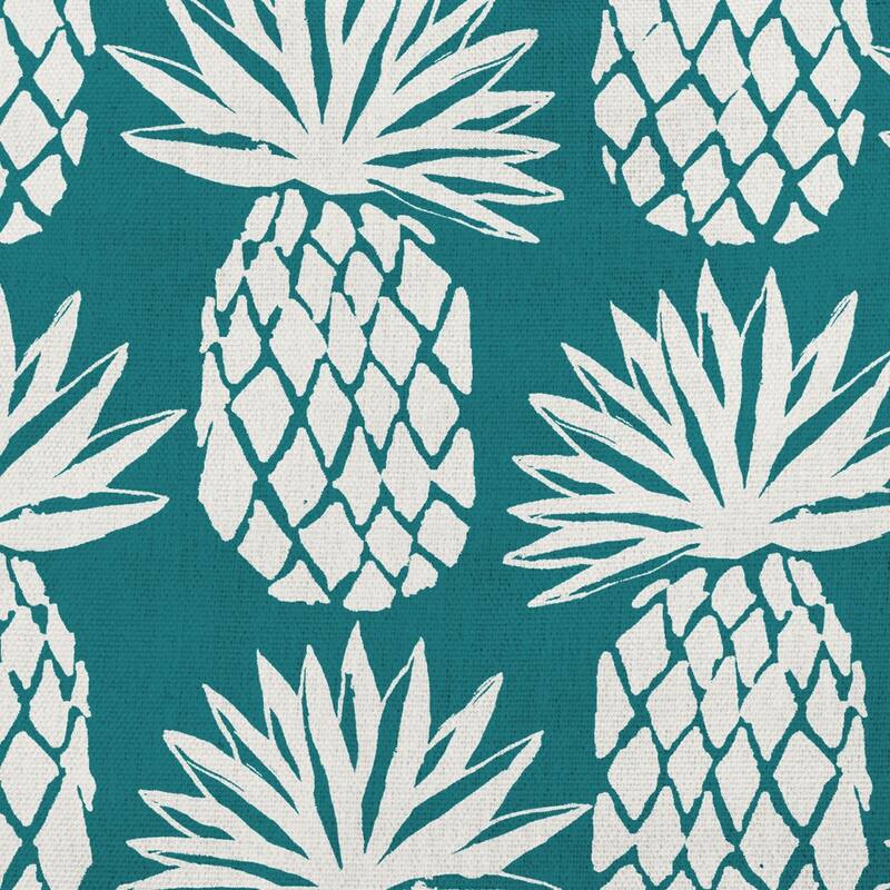 Pineapple Pattern Nautical Indoor/Outdoor Throw Pillow