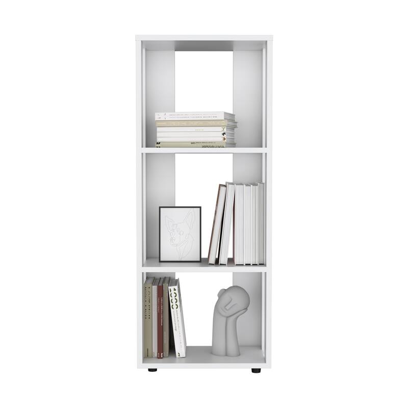 Office Library, 3 Shelves with durable engineered wood,FSC Certified CPSIA Compliant