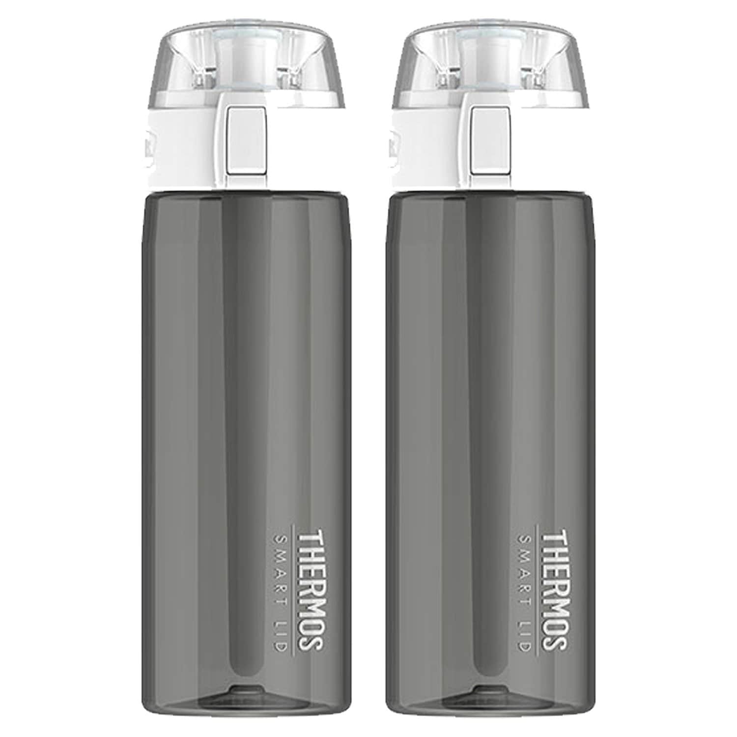 thermos 24 ounce hydration bottle with connected smart lid