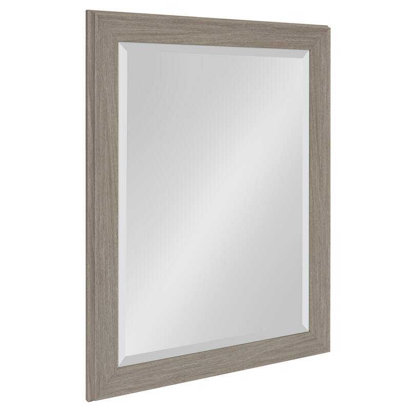 Kate and Laurel Scoop Framed Beveled Wall Mirror