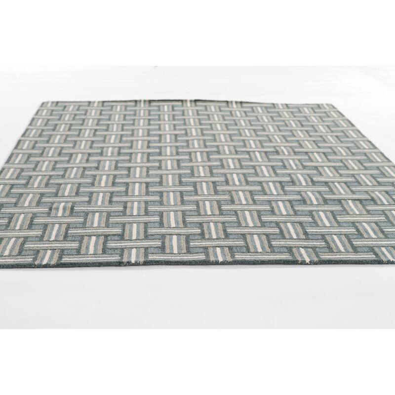 Erin Gates by Momeni Abbott Basketweave Hand Tufted Wool Area Rug